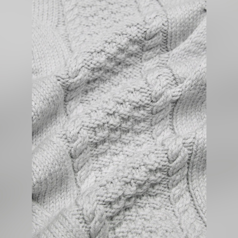 Aritzia Heritage Knit Merino‎ Wool Crew Hi-hip Sweater - Picture 7 of 10